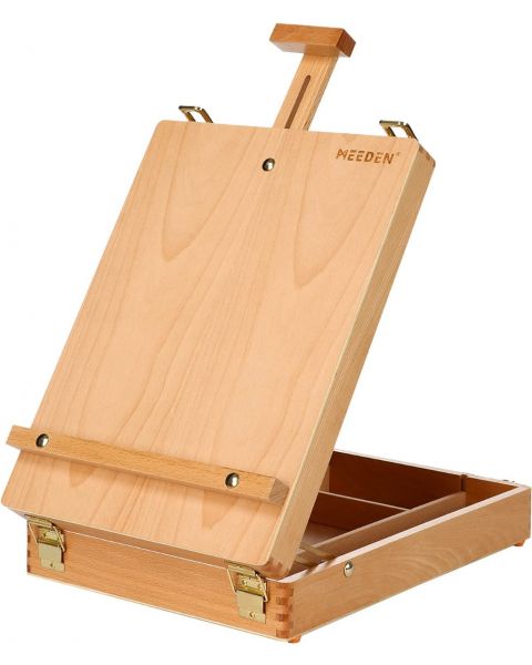 MEEDEN Studio Sketch Box Adjustable Tabletop Easel